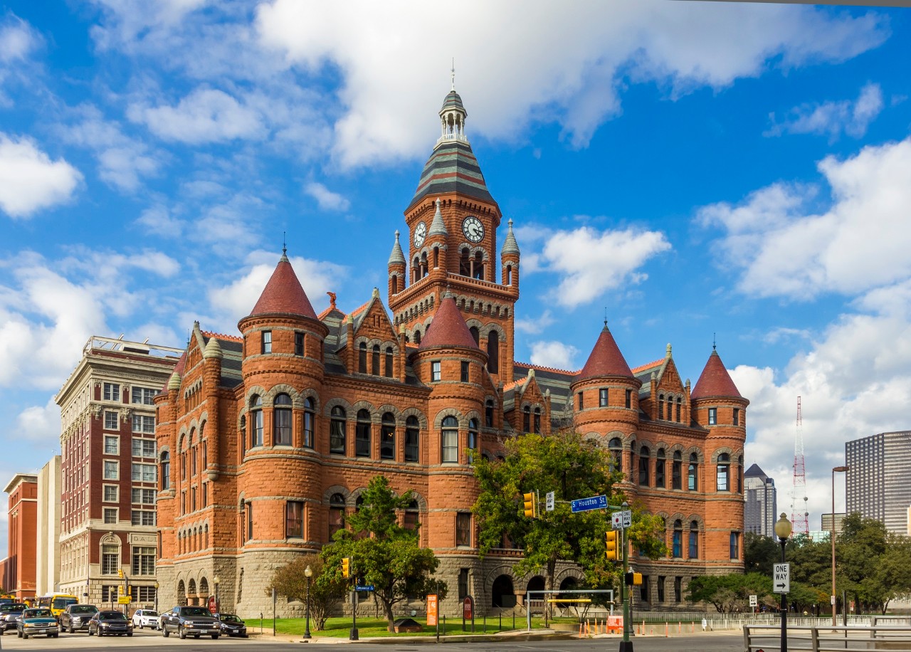 The Dallas County Courthouse (also known as the Old Red Courthouse and the Old Red Museum) , an old landmark built in 1891,